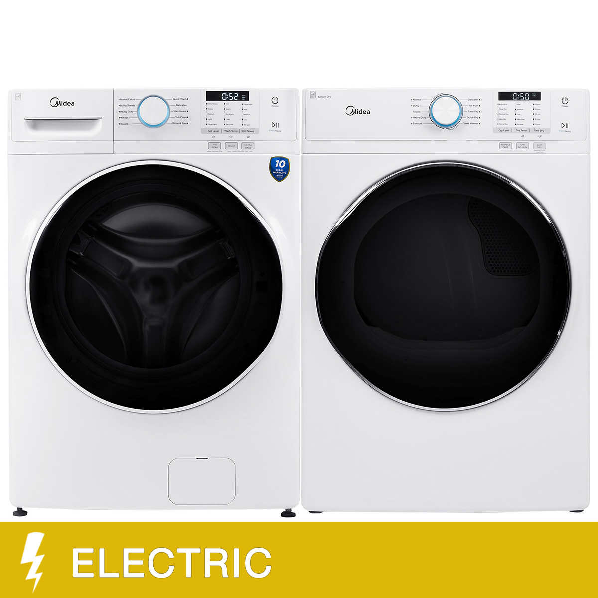 Midea 2-Piece Laundry Suite