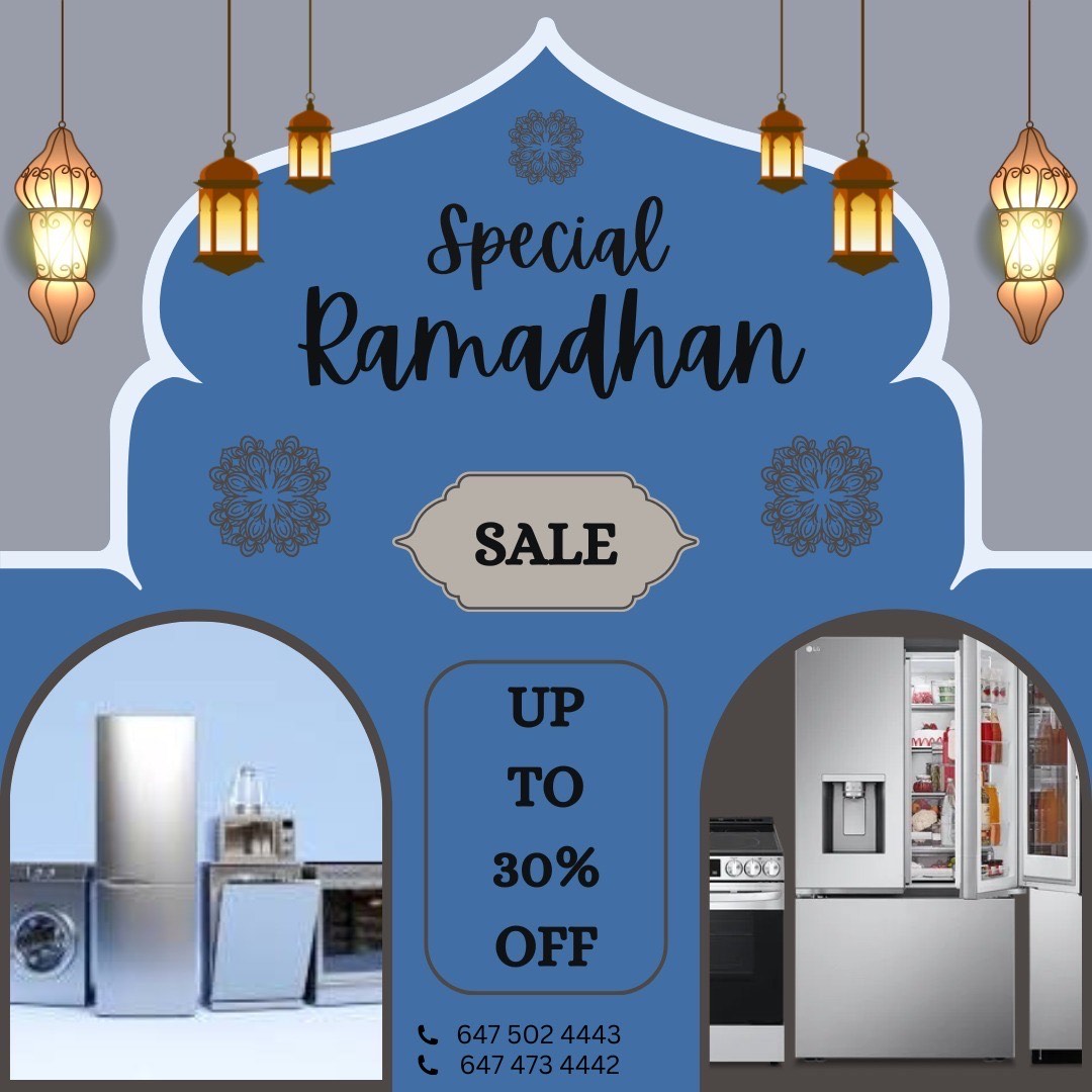 Ramadan Mega Sale: 30-50% Off on All Home Appliances!