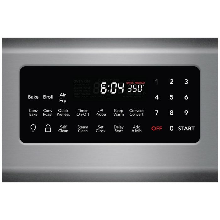 Stainless Steel Freestanding Electric Range