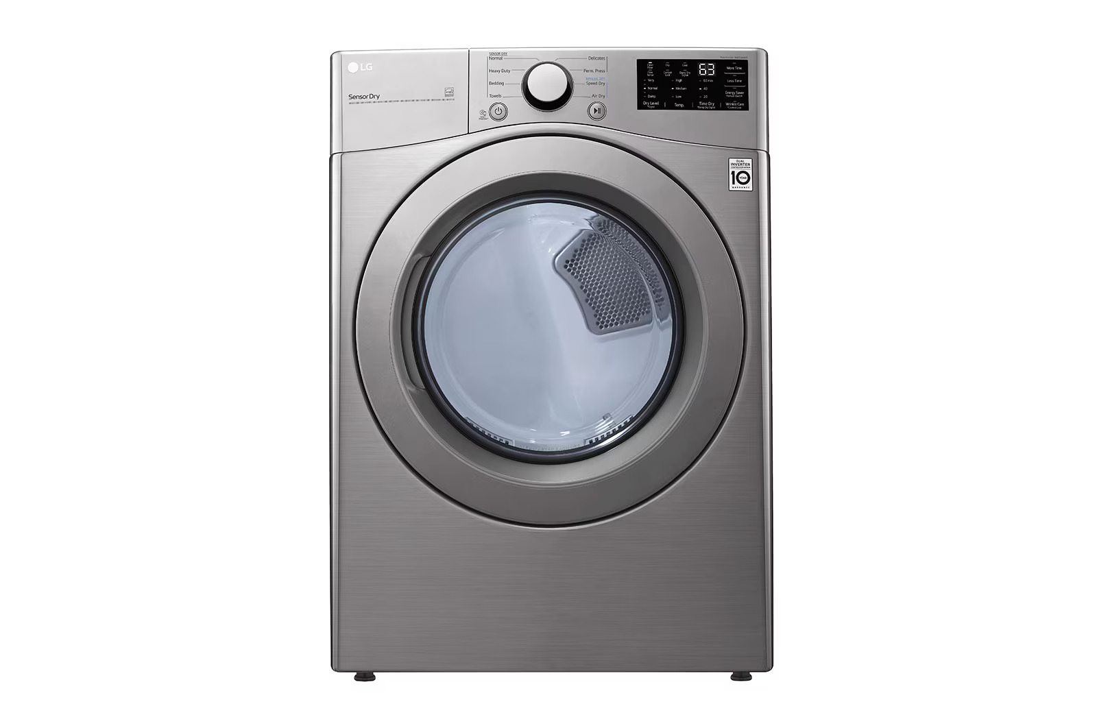 LG 7.4 Cubic Foot, Stackable, Electric Dryer DLE3400V