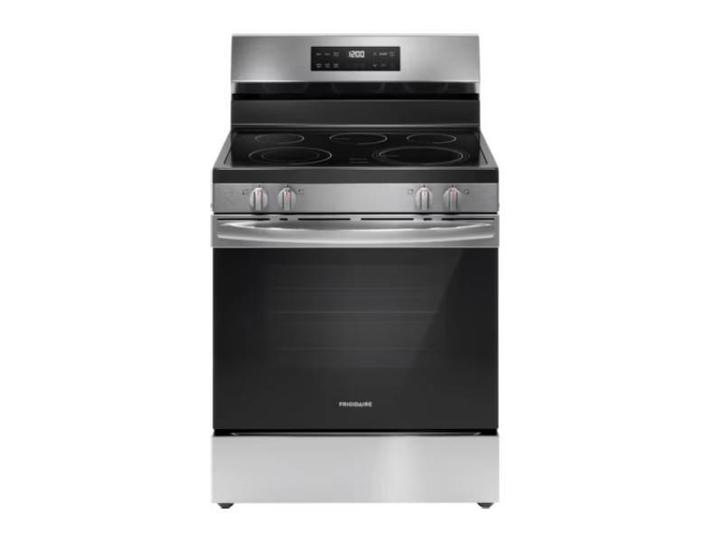 Frigidaire stove 30" 5.3 Cu Ft Stainless Steel (FCRE306CAS) Brand New Open Box