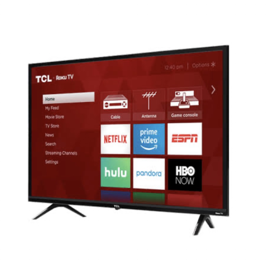 Tv - 32" Class 3-Series Full HD LED Smart TCL Roku TV - 32S357 - Brand New