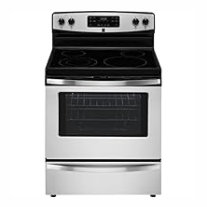 Stove - 5.3 Cu. Ft. 94173 Kenmore Electric Stove in Stainless Steel