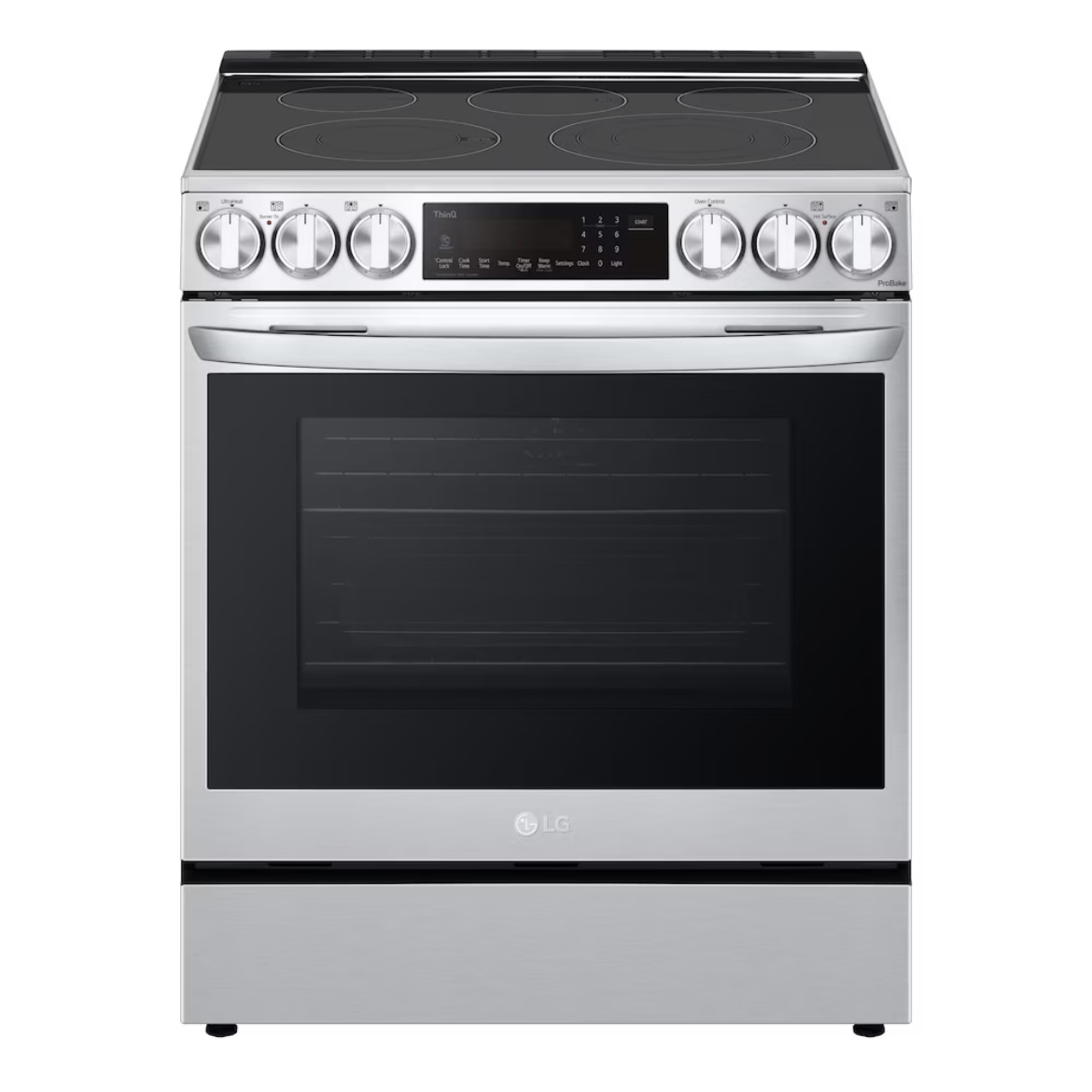 Stove - Glass-Ceramic Top Range Isel6335f in Stainless Steel - Used