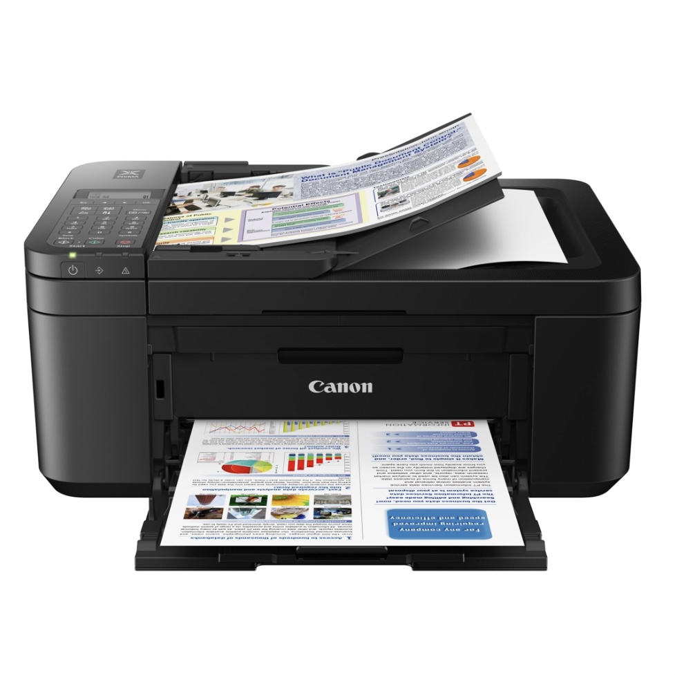 Printer - Canon PIXMA TR4520 Wireless Printer in Black, Works With Alexa
