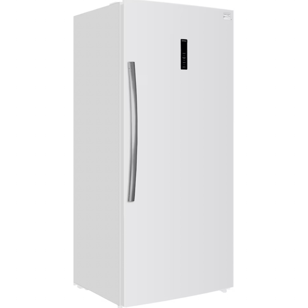Upright Freezer/Refrigerator - 21 Cu. Ft. (600L) Kenmore Convertible Upright Freezer/Refrigerator With Digital Touch Controls in White - Brand New