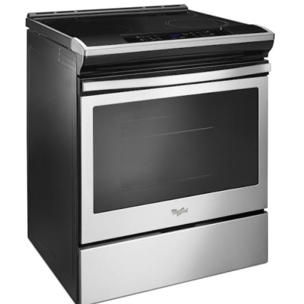 Stove - Whirlpool Stainless Steel Slide-In Electric Stove - Used
