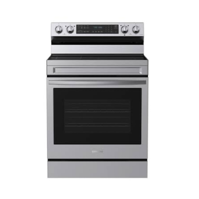 Stove - Samsung Stainless Steel Slide-In Electric Range with Air Convection - Used