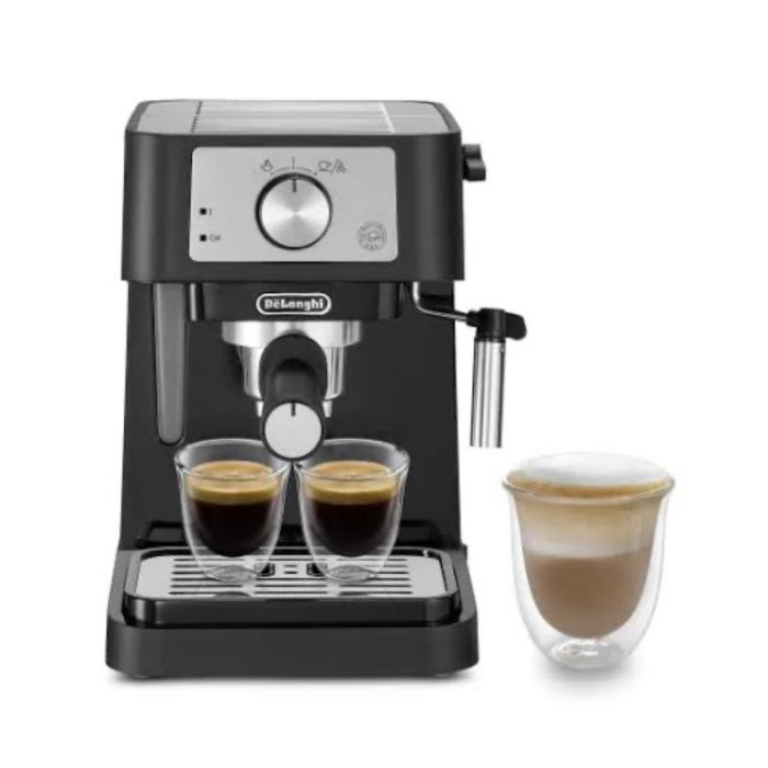 Coffee Machine - DeLonghi Black Stainless Steel (EC260BK) - Brand New - Open Box - Image 1