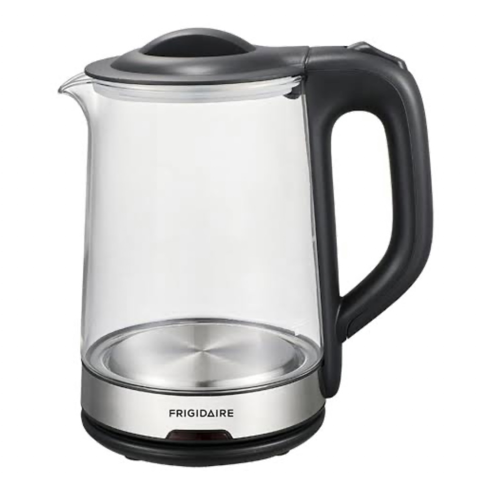 Kettle - 1.7 Litre Capacity Cordless Glass - Frigidaire - Stainless Steel - Brand New - Open Box