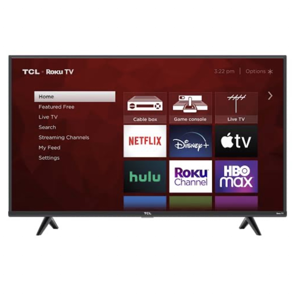 TV- 43" CLASS 4-SERIES 4K UHD HDR LED SMART ROKU TCL Tv - 43S451 - Brand New - Open Box