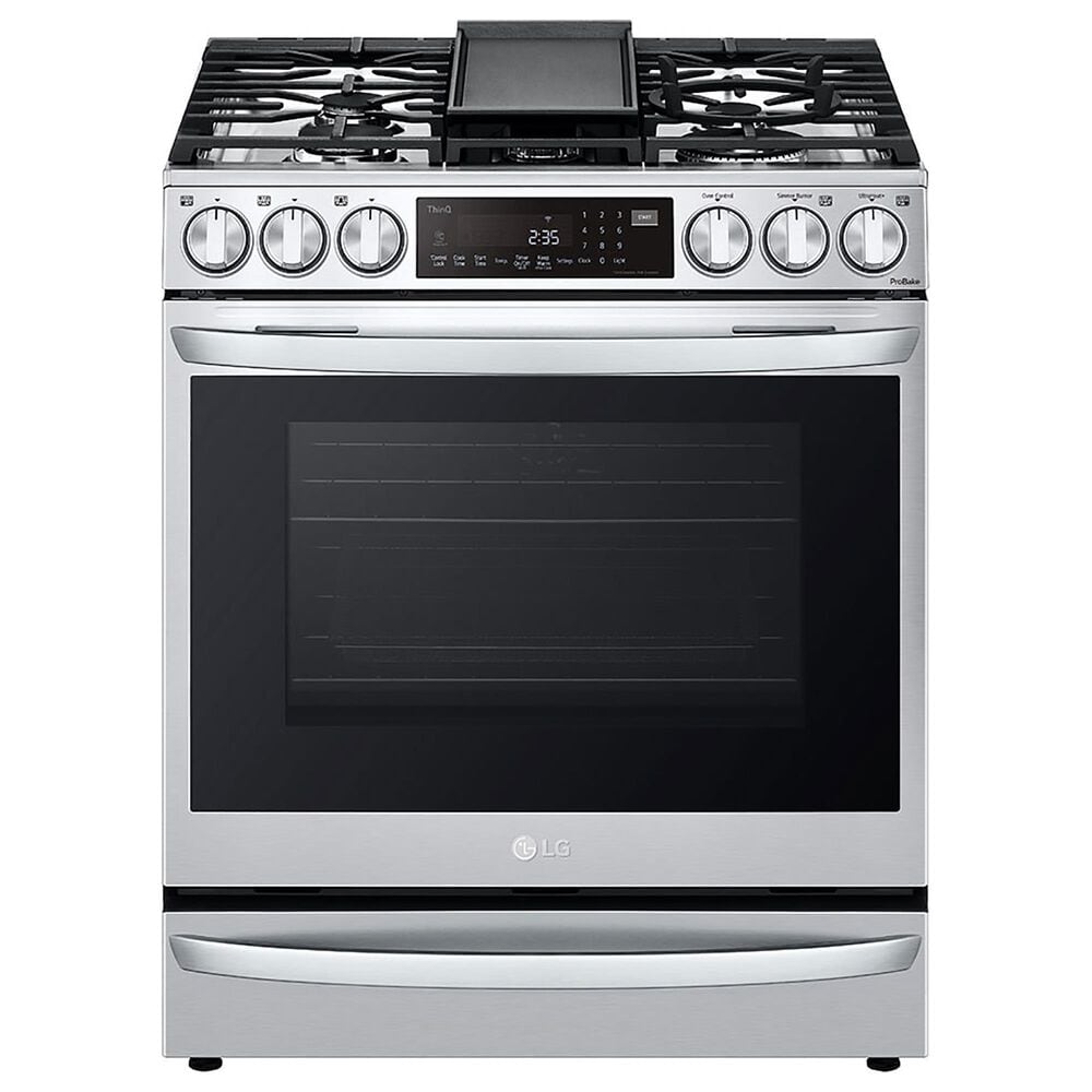 Stove - LG Studio 36" Smart Gas Range with Air Fry & True Convection – Stainless Steel (LSGS6338F)