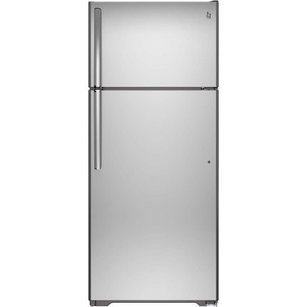REFRIGERATOR-18CUFT-STAINLESS-STEEL-GTS18FSLKSS-GE-FRONT