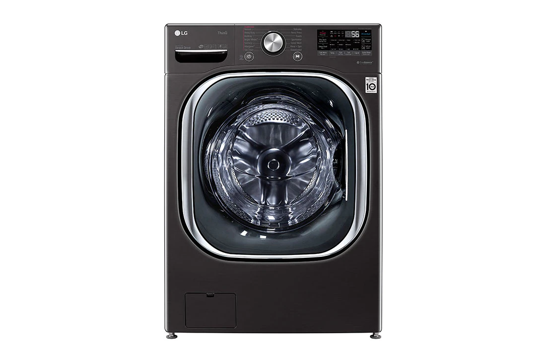 Washer - LG 5.8 Cu Ft Front Load Black