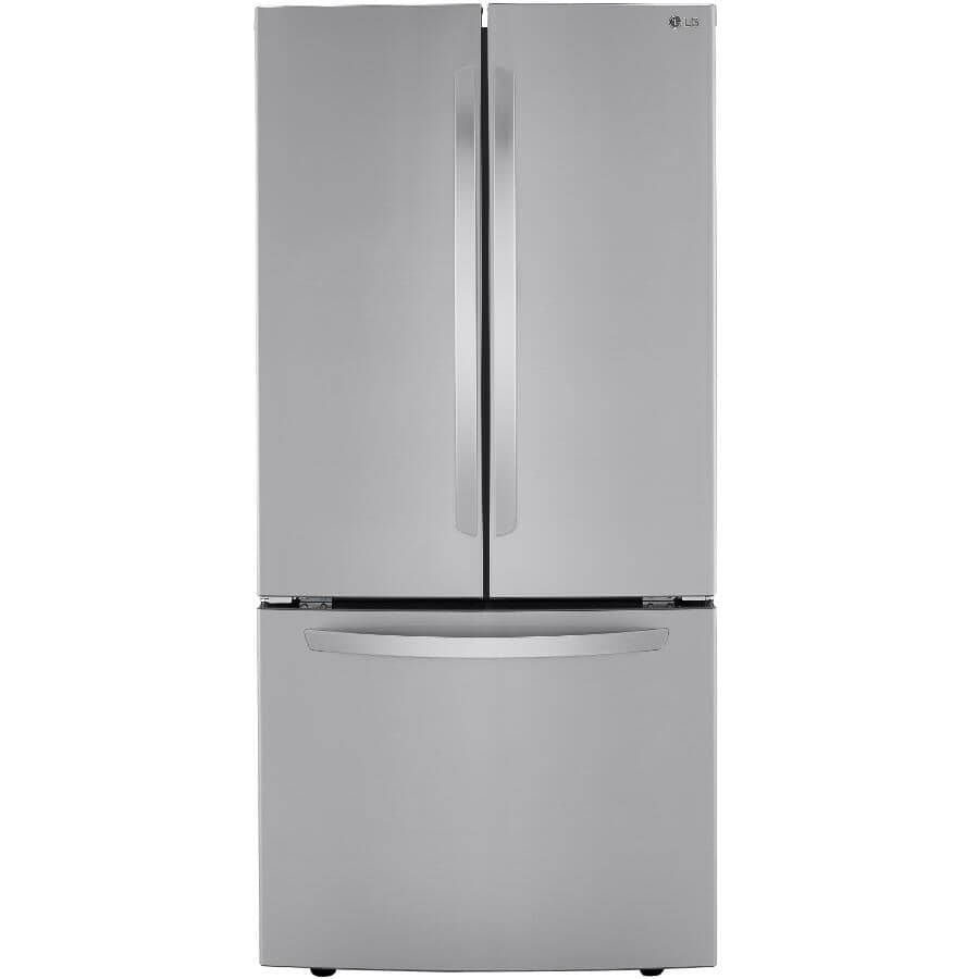LG Fridge 33 " 25 Cu. Ft. French Door Door Smudge Resistance Brand New Open Box - LRFCS25035