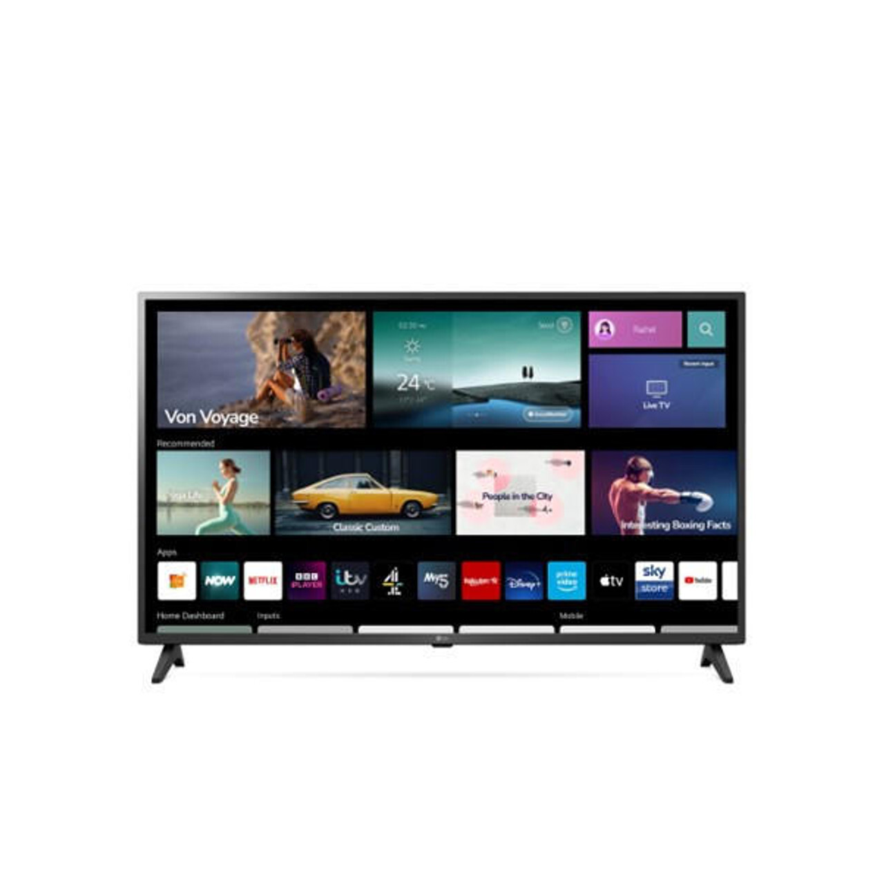 LG 65 Inch UQ75 Series 4K LED Smart webOS