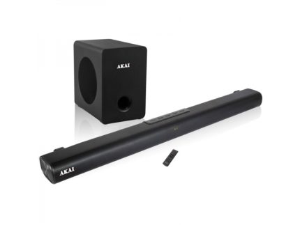 Akai Soundbar With Bluetooth, HDMI ARC, Optical, AUX – Powerful 2.0 Channel Audio - Brand New - Open Box